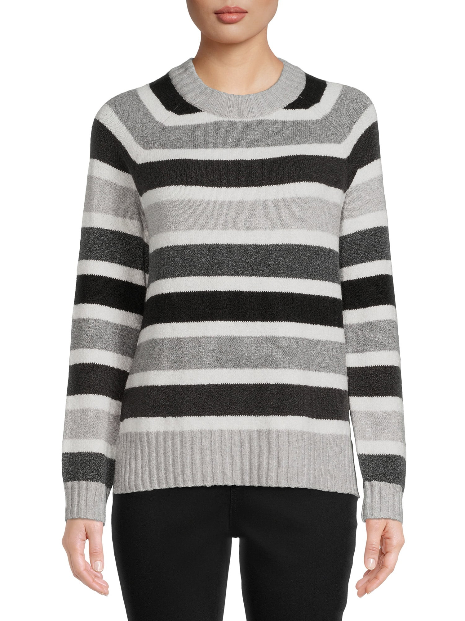 Time and Tru Women's Super Soft Pullover Sweater - Walmart.com | Walmart (US)