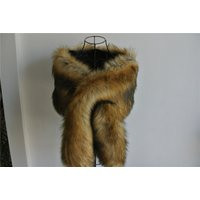 Brown Faux Fur Shrug Bridal Wrap Wedding Cape Wedding Fur Warp Bridal Faux Stole Shawl Cape | Etsy (US)