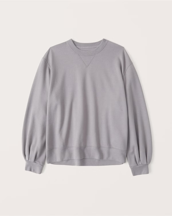 Boyfriend Crew Sweatshirt | Abercrombie & Fitch (US)
