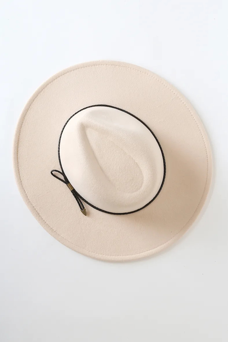 Into the Wild Cream Felt Fedora Hat | Lulus