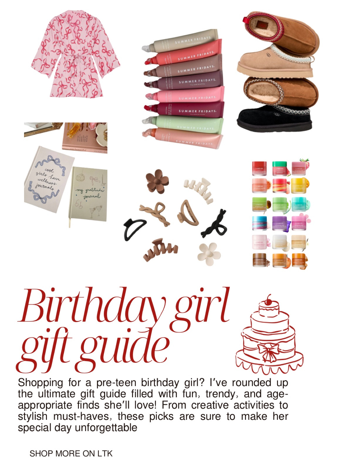 Ultimate Birthday Gift Guide for a 10-Year-Old! 

Stuck on what to get for the big 1-0? Don’t worry, I’ve rounded up the perfect mix of fun, creative, and memorable gift ideas that any 10-year-old will love!

Whether they’re into art, sports, science, or just having fun, this guide has something for every 10-year-old. Let’s make their birthday unforgettable!


#LTKKids #LTKGiftGuide #LTKFamily