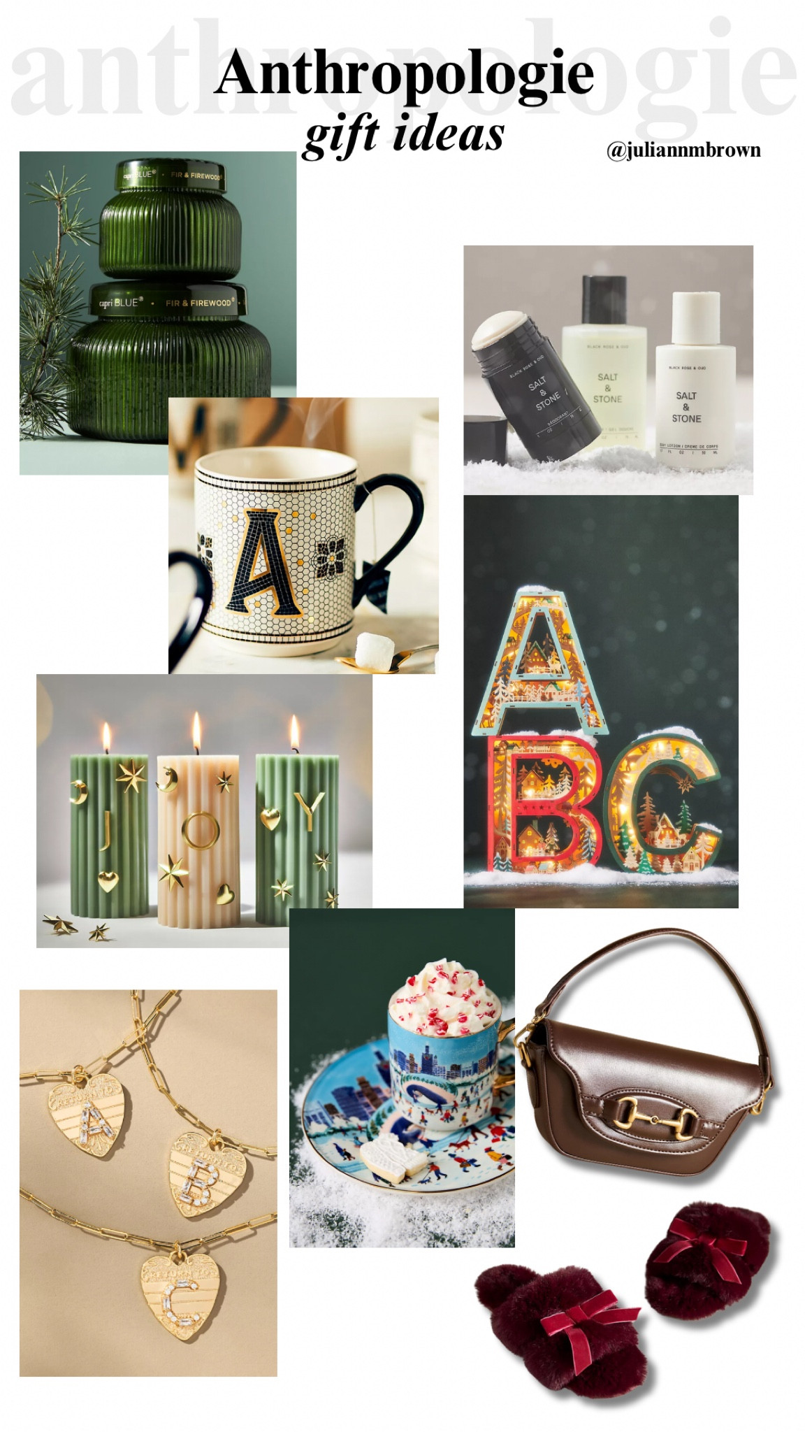 🎁 It’s officially gift-giving season! I’ve rounded up my top picks from Anthropologie for the perfect holiday presents. Whether it’s cozy candles, chic jewelry, or fun personalized gifts, these are sure to bring joy to everyone on your list. Shop my LTK for all the festive finds! #GiftGuide #AnthropologieGifts #HolidayShopping #AnthropologieFinds #GiftIdeas #LTKHoliday #LTKGiftGuide #CozyGifts

#LTKHome #LTKGiftGuide