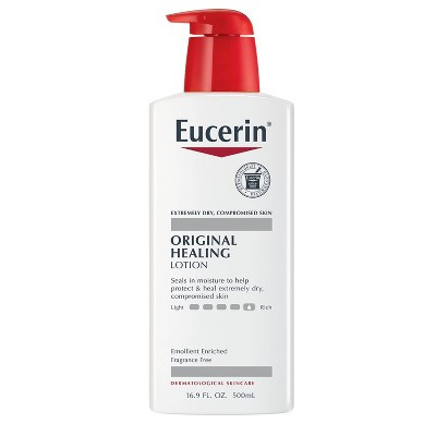 Eucerin Original Healing Rich Body Lotion for Dry Skin Unscented - 16.9 fl oz | Target