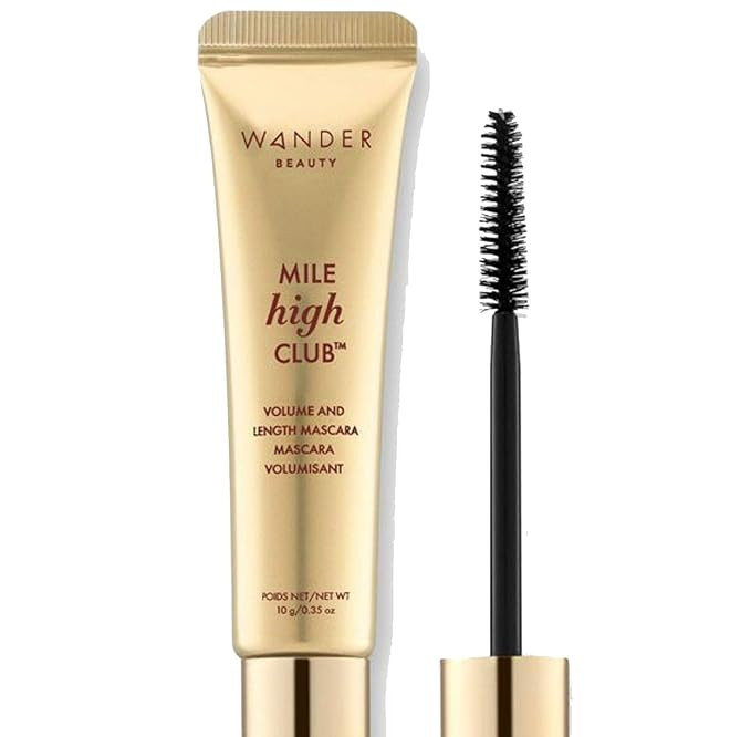 Mascara Black Volume and Length | WANDER BEAUTY MILE HIGH CLUB BLACK MASCARA | Lengthening & Volu... | Amazon (US)