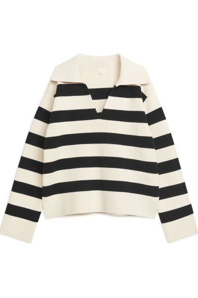 Gestreifter Baumwollpullover | H&M (DE, AT, CH, NL, FI)