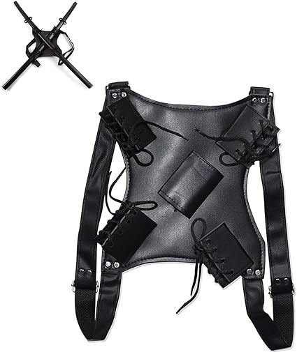 Double Sword Holster Sword Back Sheath for Ninja Hero Cosplay Anime Costume, Great Gift for Frien... | Amazon (US)