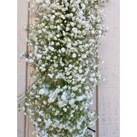 Fresh Babys Breath Garland, Wedding Decor, Baby Shower Aisle Real Table Garland | Etsy (US)