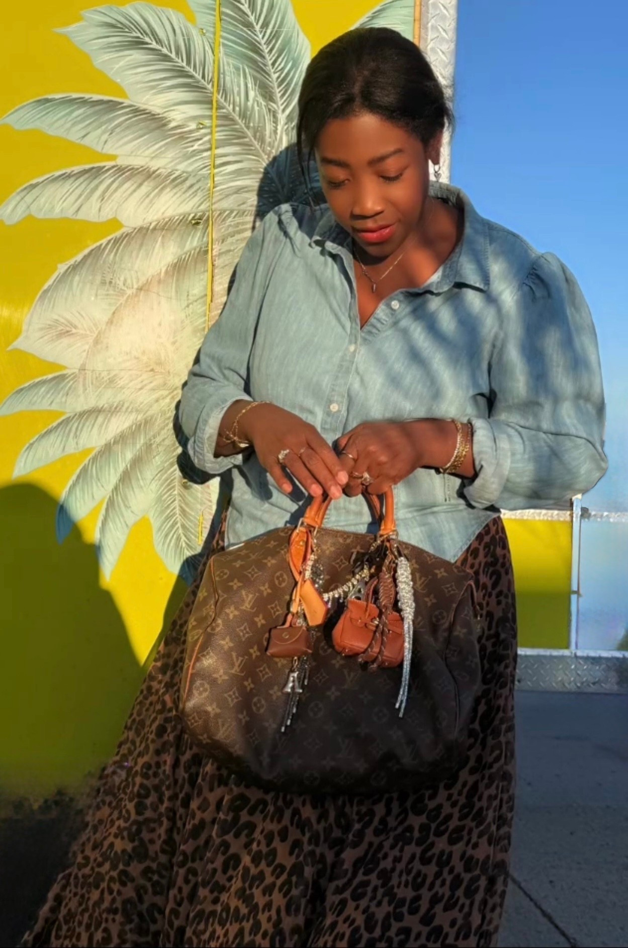 ✨ Leopard print for the bold, denim for the classic, and bag charms for that extra touch of personality. Because style is all about the details, darling. 💋👜 

#LTKSeasonal #LTKWorkwear #LTKOver40