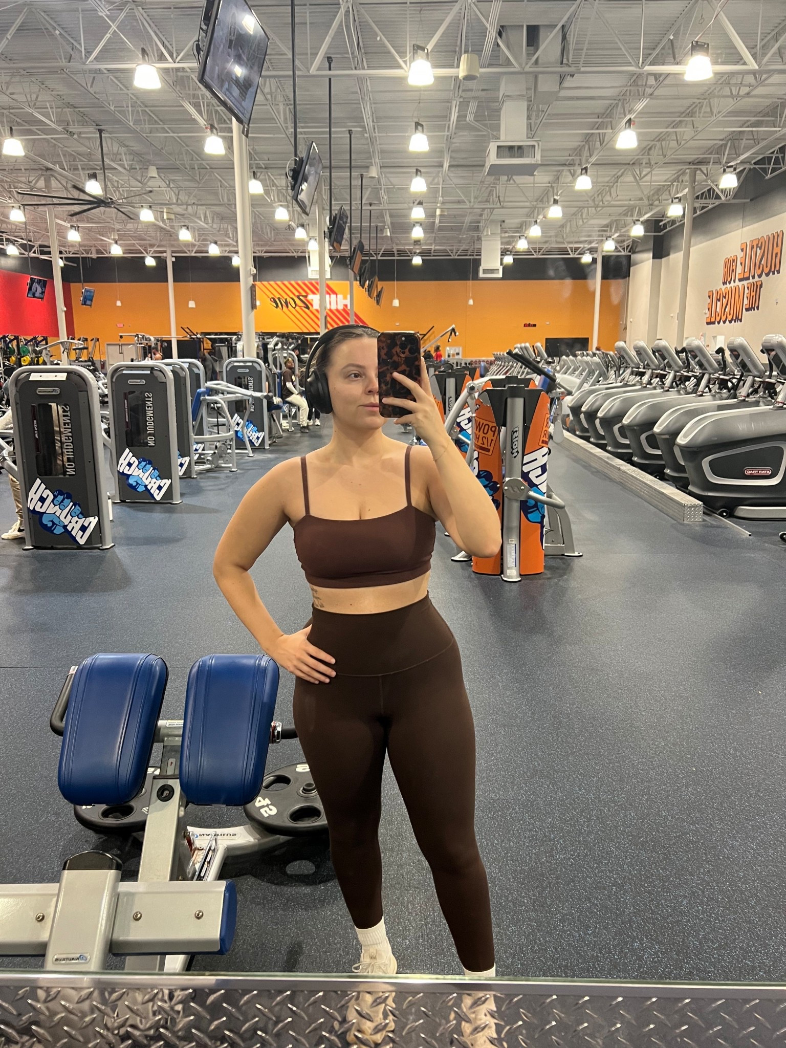CRZ Yoga is the best Lululemon replacement! I really love these high rise leggings. Gym outfit. Workout outfit. Sports bra. 

#LTKFindsUnder50 #LTKActive #LTKMidsize
