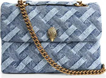 Kurt Geiger London Large Kensington Denim Shoulder Bag | Nordstrom | Nordstrom