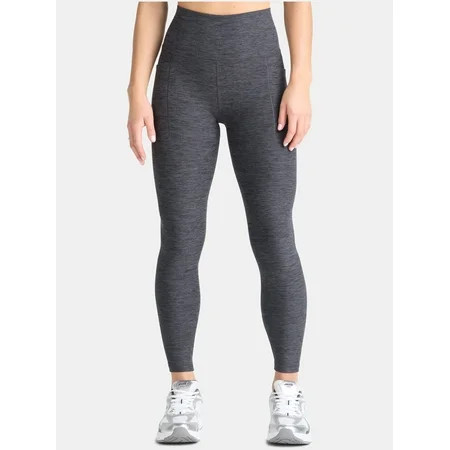 Athletic Works Women's and Women's Plus ButterCore Full Length Leggings with Pockets, Sizes XS-4X | Walmart (US)
