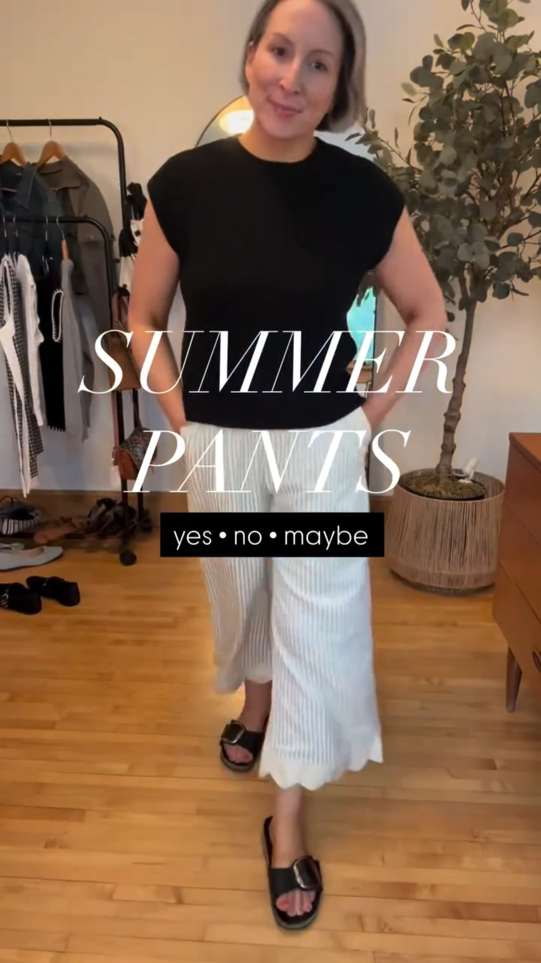 Was saving this post for June, but have been too ill this week to post/do anything except share drafts. ANYHOO I’m trying all the comfy, summery pants with an elastic waist!👖Honestly, these were all winners, but some of them just weren’t for me. I’m wearing a size small, with the exception of the beige stripes (size up!). Also, I did roll the waist on many. 

#ootd #summerstyle #comfystyle #widelegpants (earns commissions)

#LTKootd #LTKOver40 #LTKSeasonal