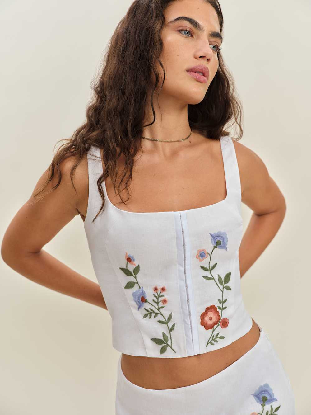 Juliet Linen Top | Reformation (Global)