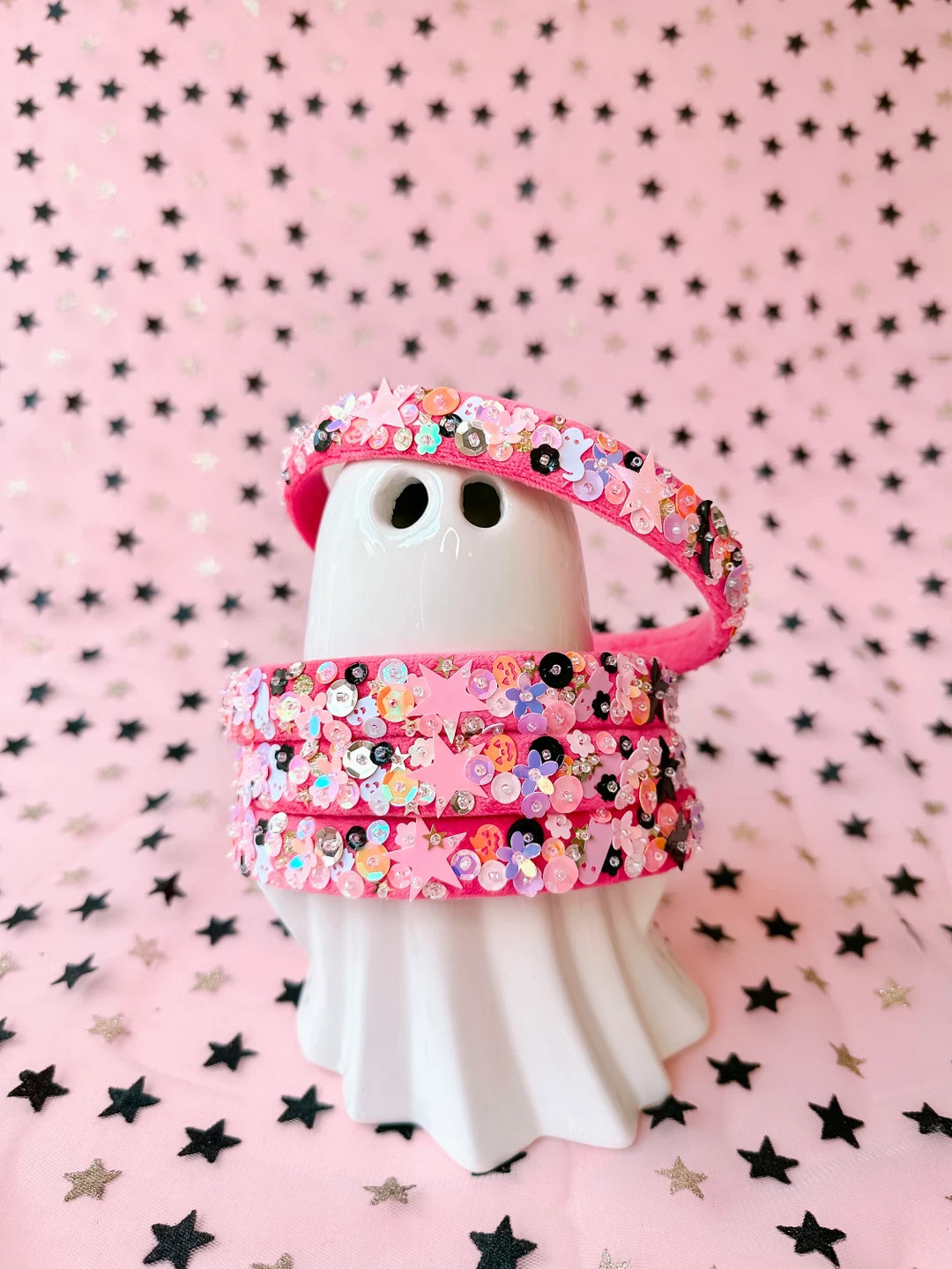 Embellished Halloween Headband Sequin Halloween Headband - Etsy | Etsy (US)