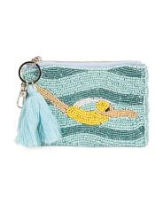 Handmade Beaded Swimmer Coin Purse | TJ Maxx