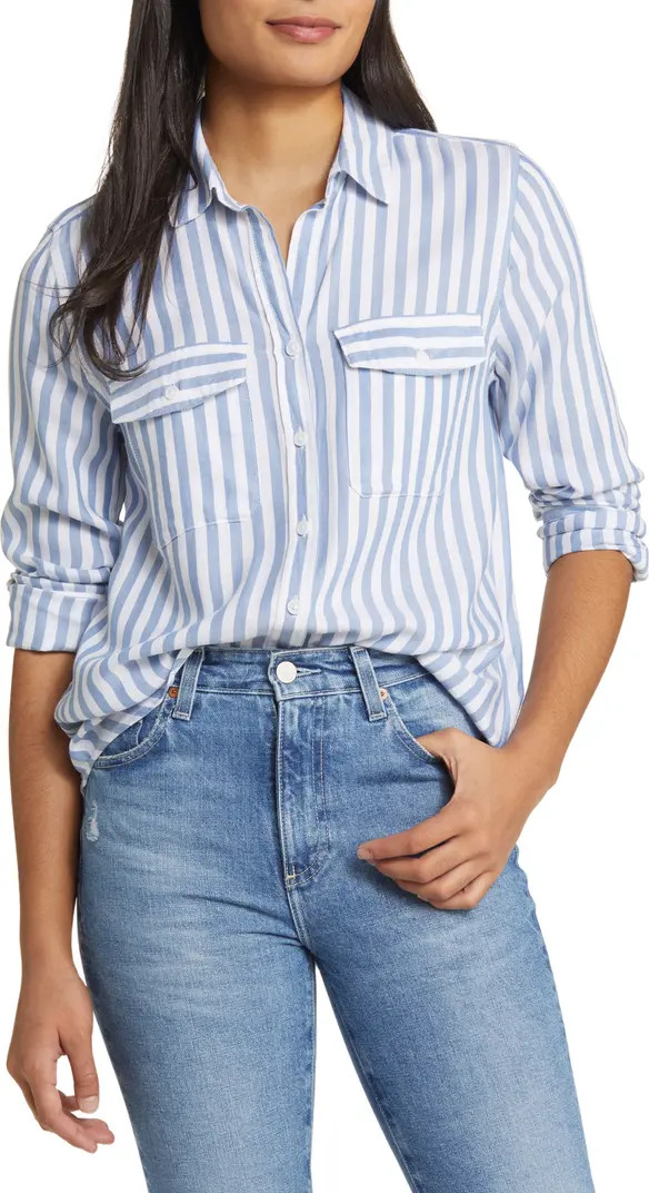 Finley Stripe Button-Up Shirt | Nordstrom