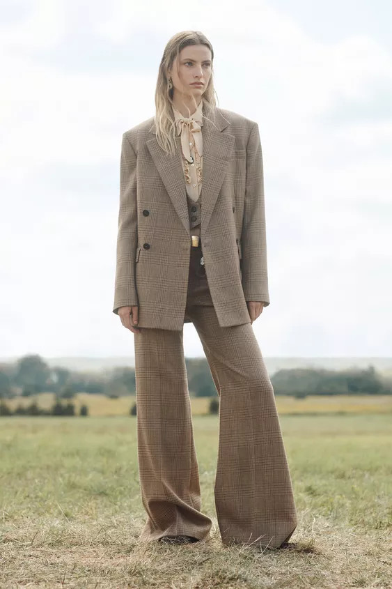 100% WOOL PLAID BLAZER LIMITED EDITION | Zara Canada