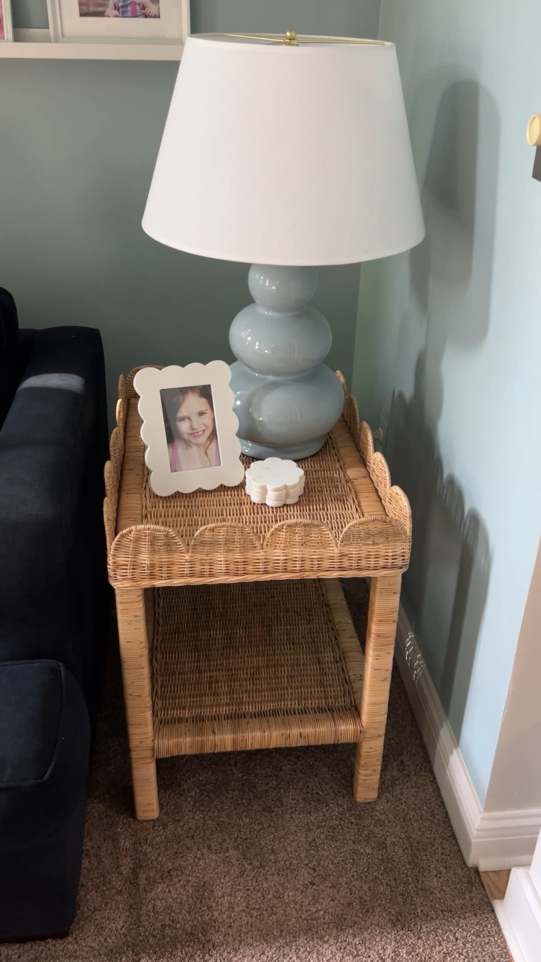 This scalloped side table can be used as a side table or a nightstand and the scallops make the perfect addition to any room!

#LTKU #LTKSaleAlert #LTKHome