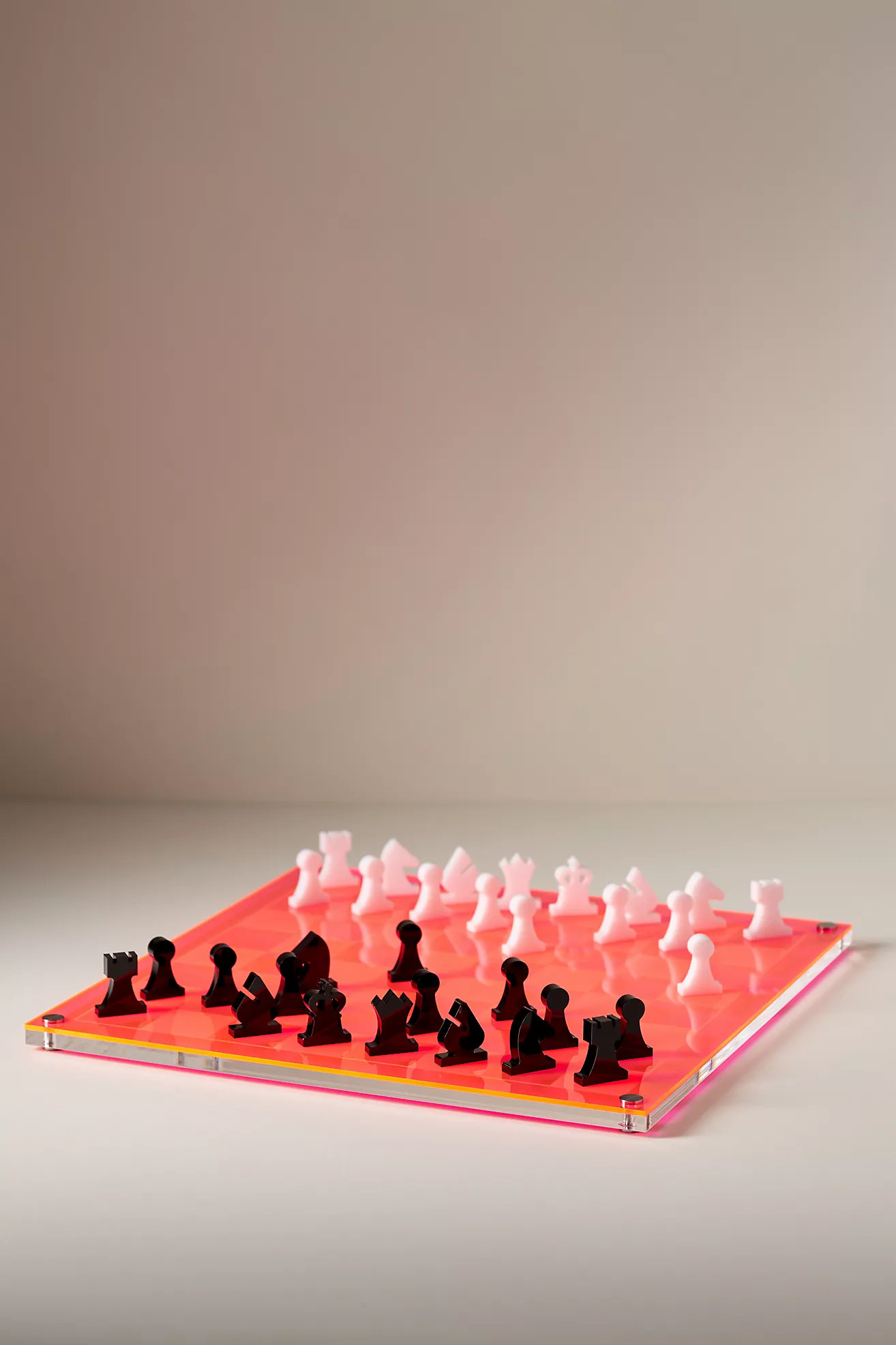 Acrylic 2D Chess Board Game | Anthropologie (US)
