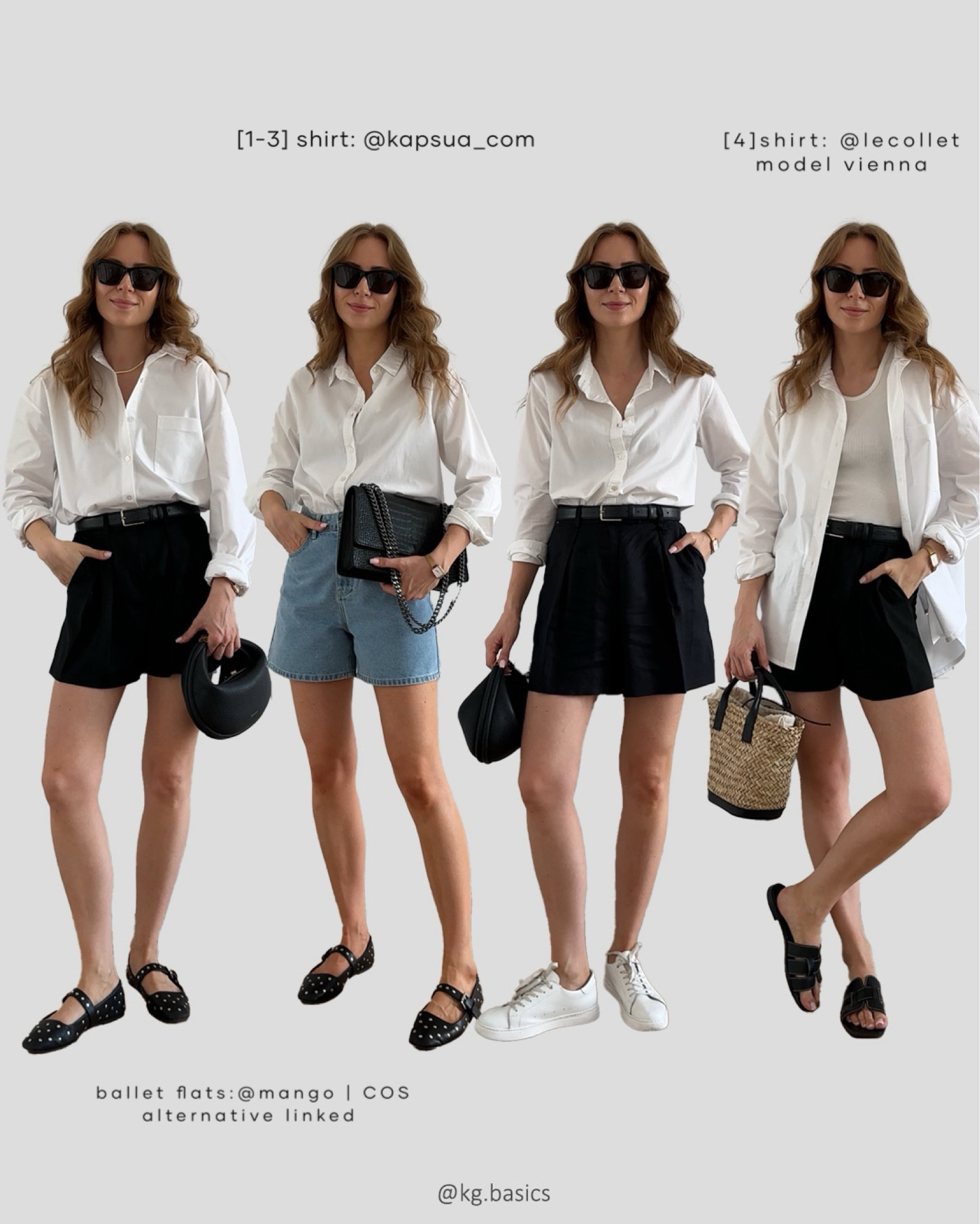 #whiteshirt #blackshorts #shorts #officelook #worktip #summerwork #citysummer

#LTKeurope #LTKstyletip #LTKworkwear