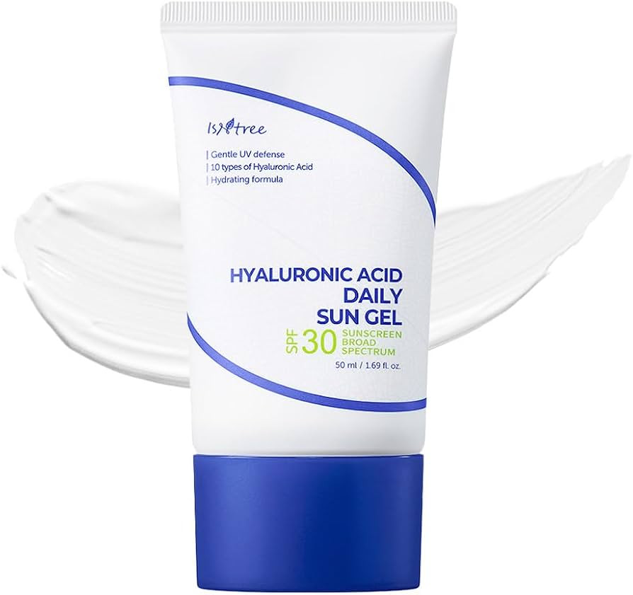 ISNTREE Hyaluronic Acid Daily Sun Gel 50ml, 1.69 fl oz | SPF 30 | Korean Skincare | Moisturizing ... | Amazon (US)