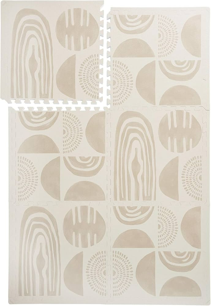 PopsyKosy Premium Exercise & Baby Foam Play Mats - Stylish & Large Non-Toxic Odorless Floor Mat -... | Amazon (US)