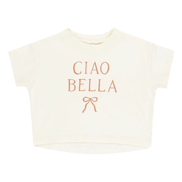 Girls' Rylee + Cru Boxy T-Shirt Baby 12/18 mo. Ciao Bella | Scheels