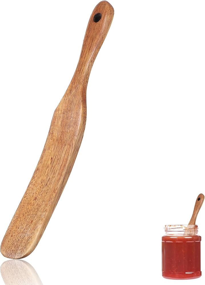 Thinp Sourdough Spatula Wood Spurtle with Hanging Hole Sourdough Starter Spatula Sourdough Stirri... | Amazon (US)
