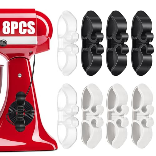 Zexuder 8PCS Cord Organizer for Appliances, Upgraded Kitchen Appliance Cord Organizer Stick on Appliance Cord Wrap Cord Kipper Cord Holder for Appliances Pressure Cooker, Coffee Maker, Air Fryer,Mixer | Amazon (US)