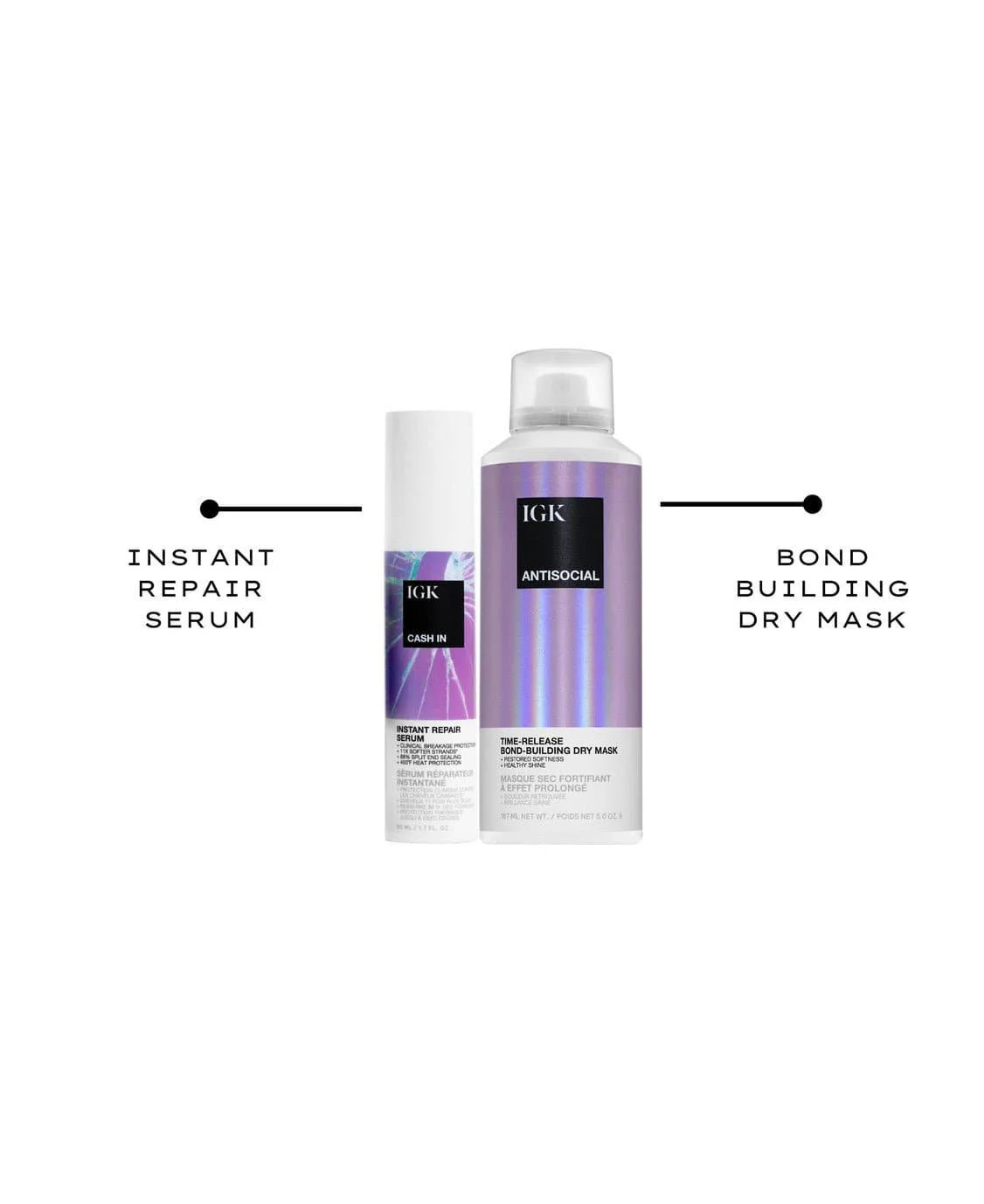 Antisocial + Cash In Duo | IGK Hair