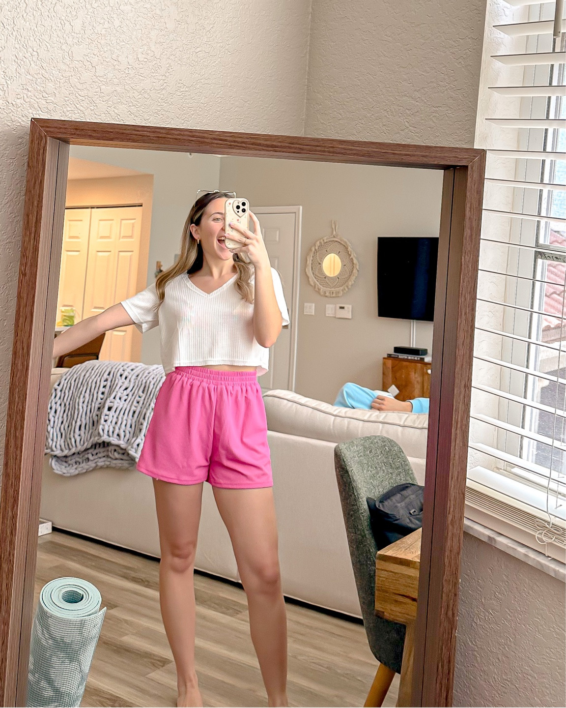 Sizing:
Top- medium
Bottoms (part of a set)- small
Bathing suit- small

#LTKswim #LTKfit #LTKunder50