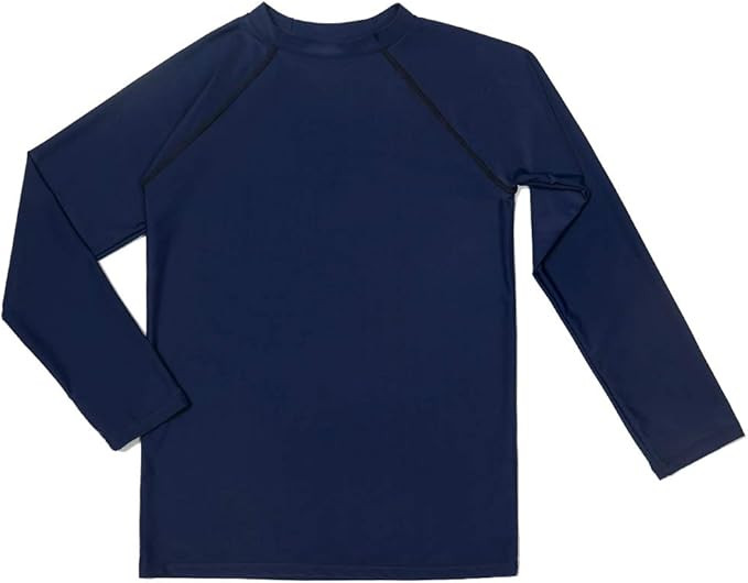 Bestry Boys' Long Sleeve Rashguard Swim Shirt Kids Toddler Swimwear Surf Tops UPF 50+ Sun Protect... | Amazon (US)
