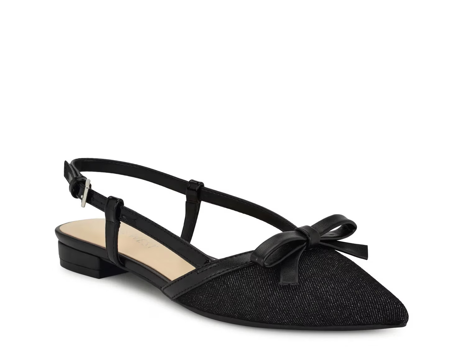 Nine West Lanela Pump | Women's | Black | Size 9 | Flats | Slingback | DSW