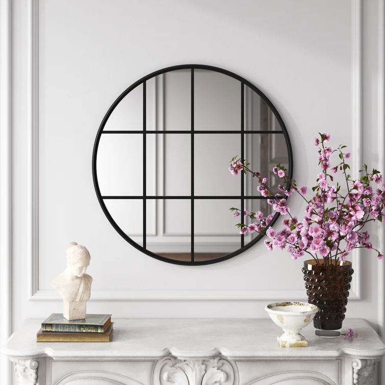 Kaylie Round Metal Wall Mirror | Wayfair North America