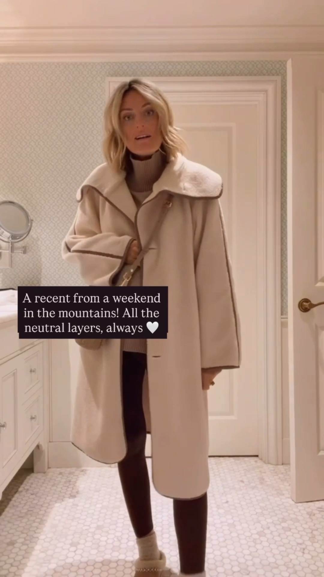 I’m such a neutral girl! Love how this look came together! Super bundled up for a trip to the mountains! This coat is sold out, but I linked similar ones! Wearing XS in coat, S in pullover, & M in leggings! 

Loverly Grey, Varley, loungewear, leggings outfit, winter outfit, brown leggings 

#LTKSeasonal