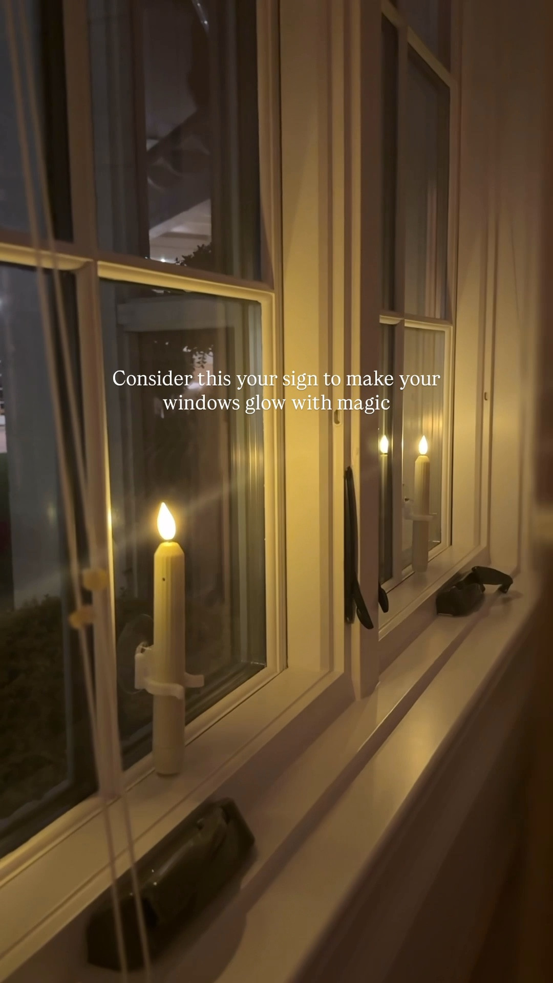 Christmas candles in windows 

#LTKSeasonal #LTKHoliday #LTKHome