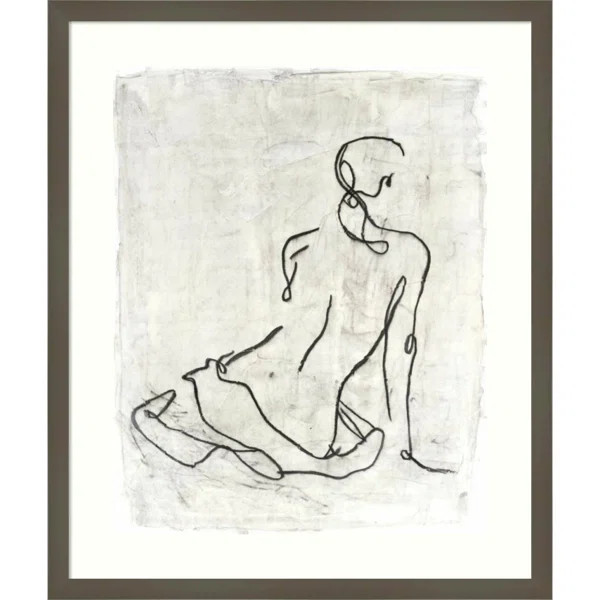 Embellished Gestural Contour I (Nude) | Wayfair North America