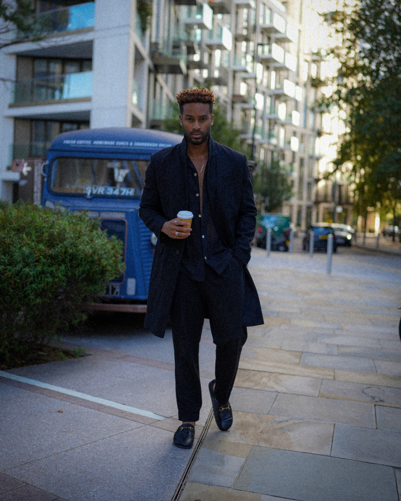 Men's fashion, all saints shirt, men’s black trousers, men's accessories, all black outfit, Street style, men's outfit inspo, autumnal fashion, transitional outfit, men's styling, silver accessories, slip on shoes

#LTKstyletip #LTKSeasonal #LTKeurope