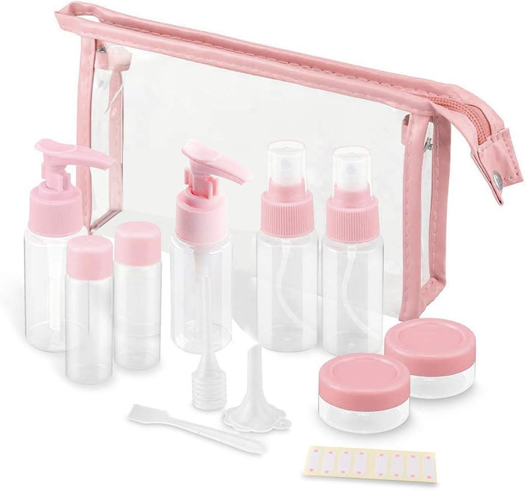 Vitog Kit de botellas de viaje, aprobado por la TSA, juego de recipientes de aseo port\u00e1tiles... | Amazon (US)