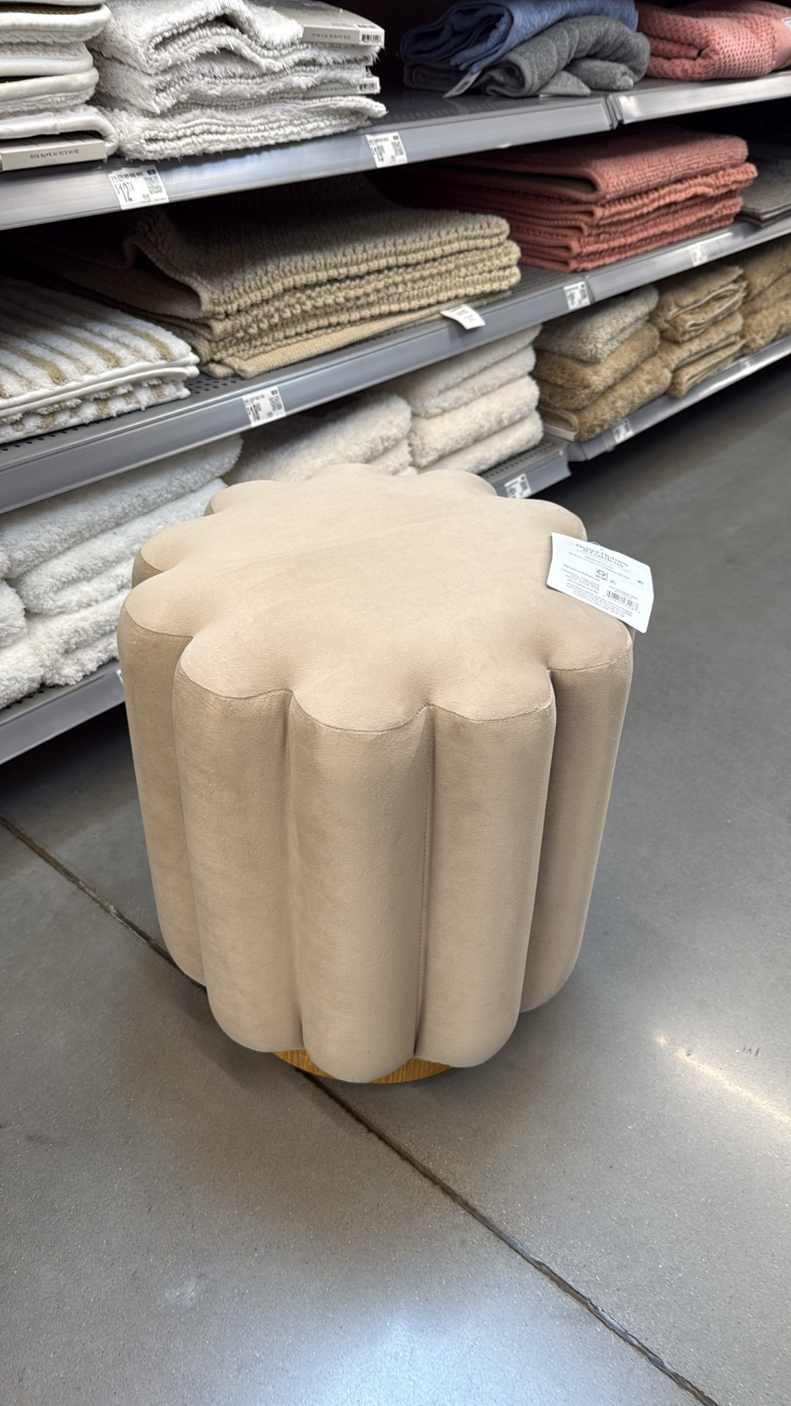 So pretty in person and lightweight, Walmart ottoman 

#LTKHome
