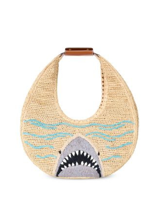 Large Raffia Moon Tote Bag | Bloomingdale's (US)