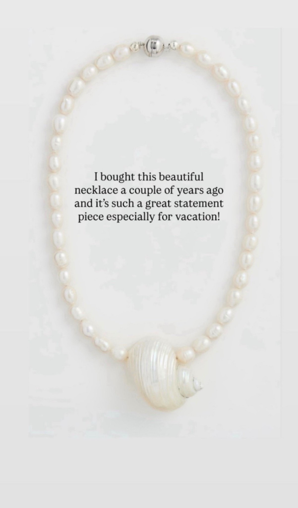 One of my favorite necklace I bought a couple of years ago for vacation. Such. Great statement piece! #stylinbyaylin #aylin #necklace 

#LTKTravel #LTKBeauty #LTKgrwm