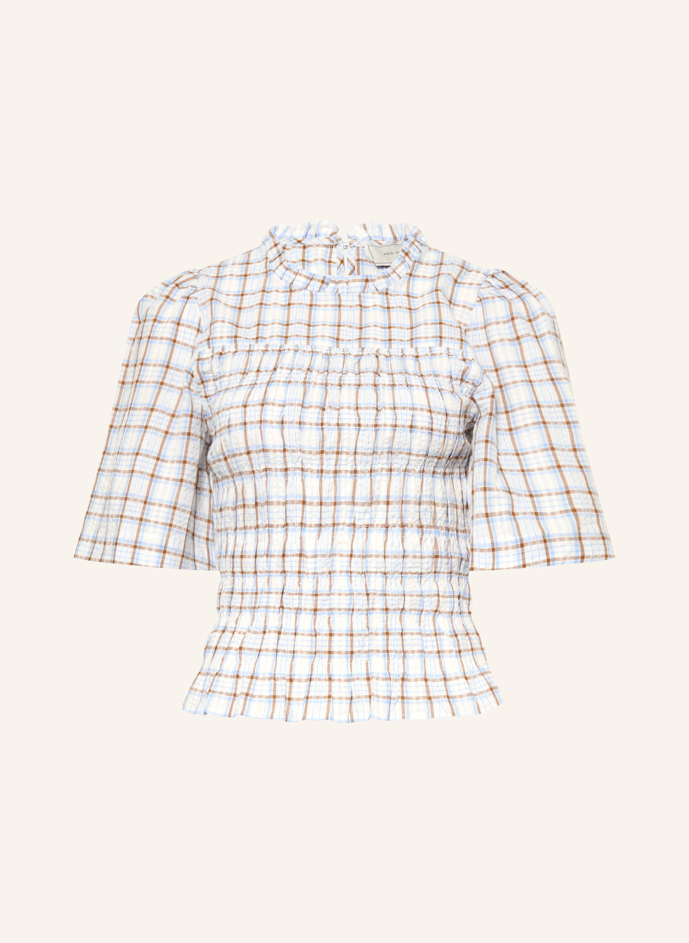 NEO NOIR Blusenshirt POSSINI in weiss / camel / hellblau | Breuninger (DACH)