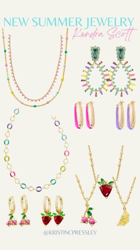 Summer collection new from Kendra Scott and I’m obsessed 