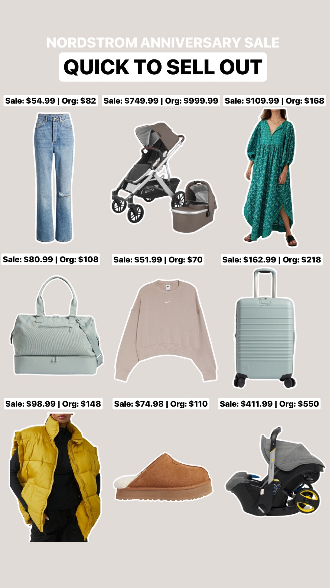 Pieces on the Nordstrom anniversary sale that I think will sell out quick or sold out quick last year! I’ve never seen a free people maxi dress as a part of the sale and marked down that much! 

#LTKstyletip #LTKsalealert #LTKxNSale