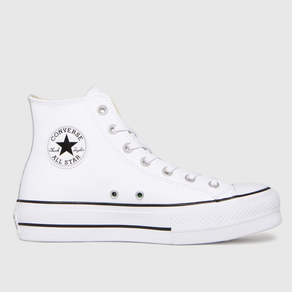 Womens White Converse All Star Lift Hi Trainers | schuh | Schuh