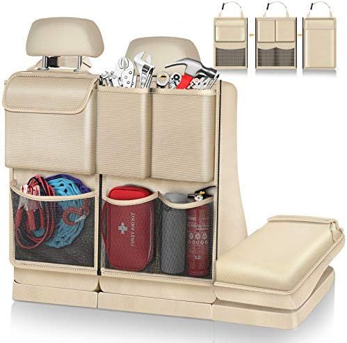 FINPAC Car Trunk Organizer and Storage, Detachable Seat Back Hanging Organizers Storage with Zippers | Amazon (US)