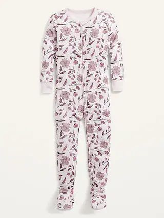 Unisex Printed Snug-Fit Footie Pajama One-Piece for Toddler & Baby | Old Navy (CA)