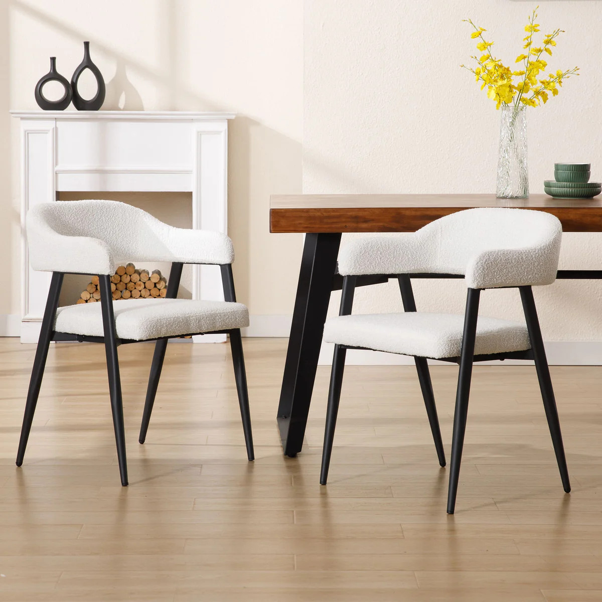 Modern Open Back Dining Chairs Set of 2 - 91530DC | CHAIRUS Affiliate Program