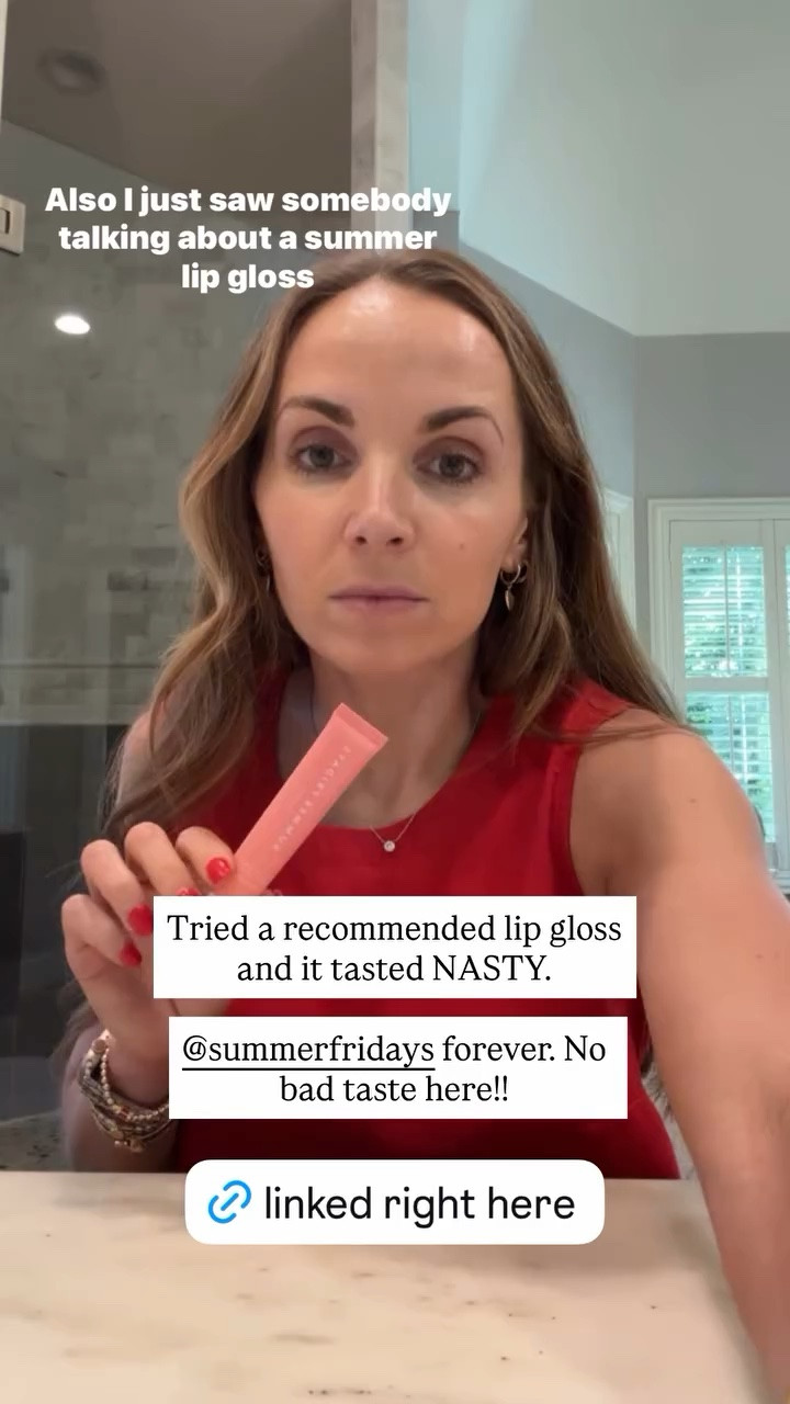 @Summer Fridays lip gloss is my go to